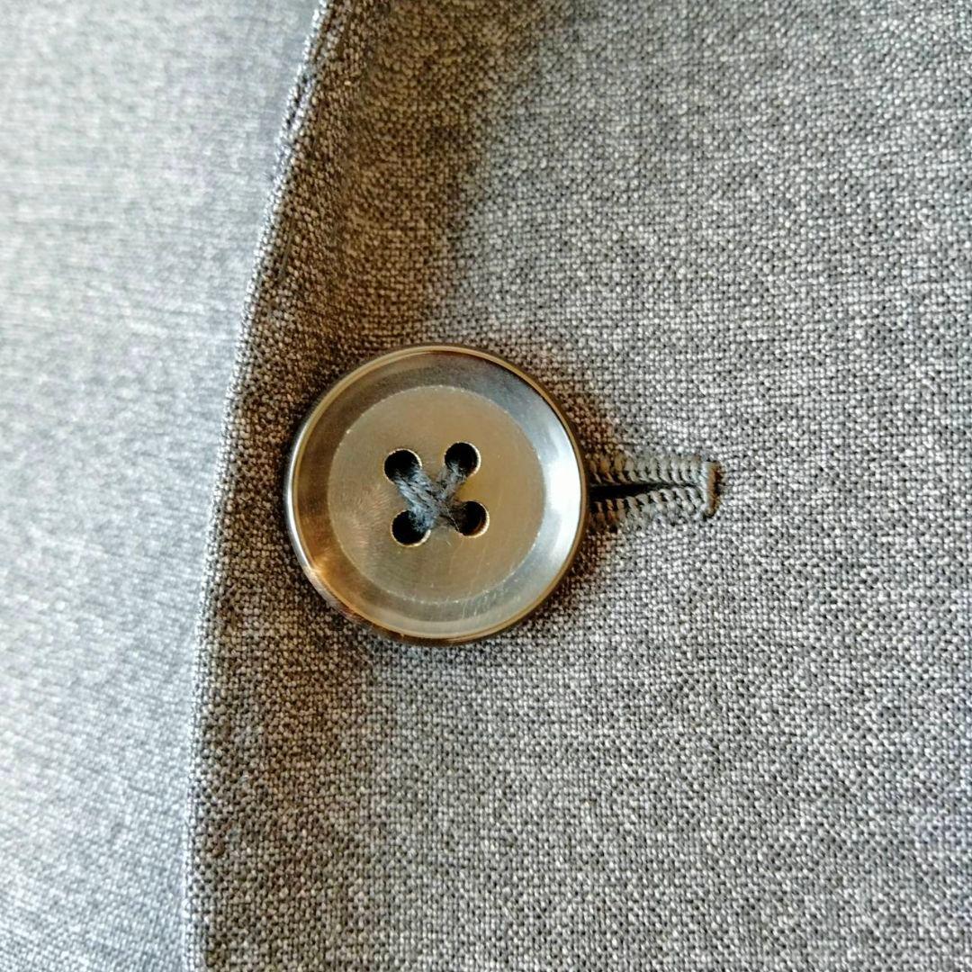 リングジャケットマイスター【訳あり】セットアップスーツ　グレー系　Lサイズ