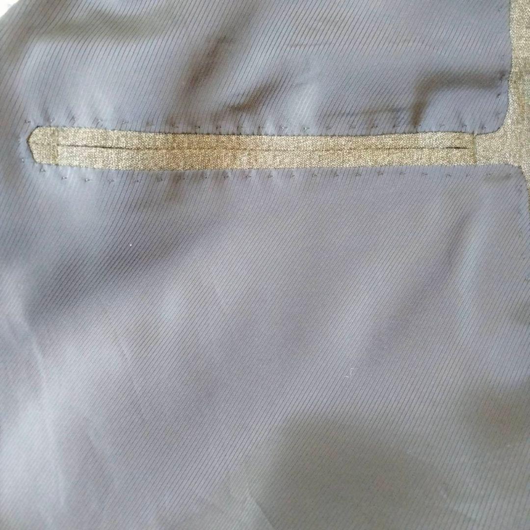 リングジャケットマイスター【訳あり】セットアップスーツ　グレー系　Lサイズ