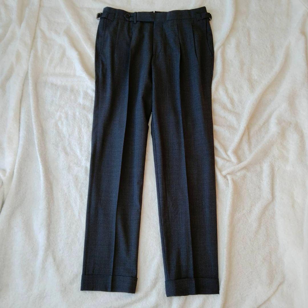 リングジャケットマイスター【訳あり】セットアップスーツ　グレー系　Lサイズ