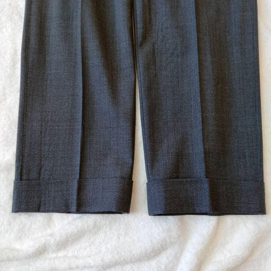 リングジャケットマイスター【訳あり】セットアップスーツ　グレー系　Lサイズ