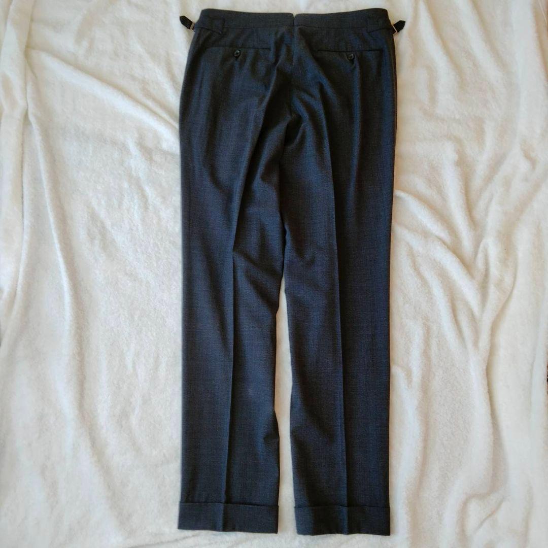 リングジャケットマイスター【訳あり】セットアップスーツ　グレー系　Lサイズ