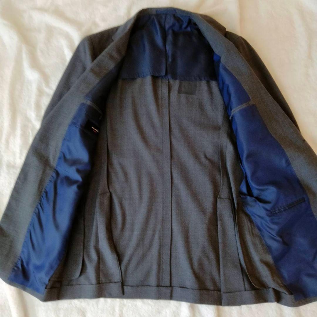 リングジャケットマイスター【訳あり】セットアップスーツ　グレー系　Lサイズ