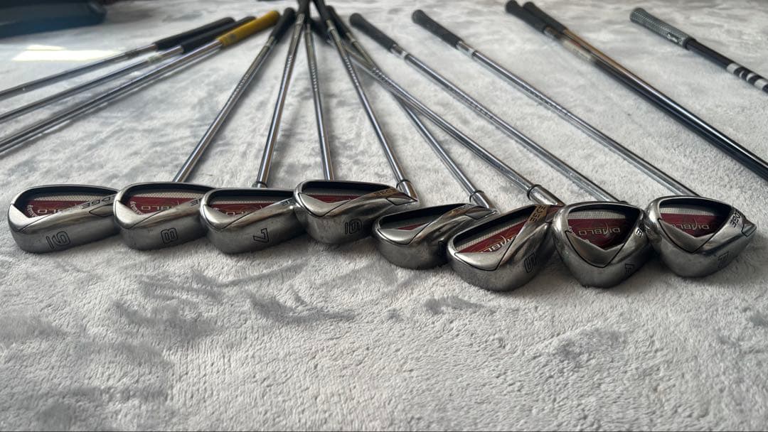 ゴルフクラブセット 14本 HONMAキャディバッグ付き　左利き用