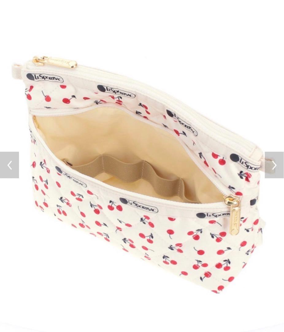 完売品》神崎恵 レスポートサック レスポ コラボ ポーチ チェリー