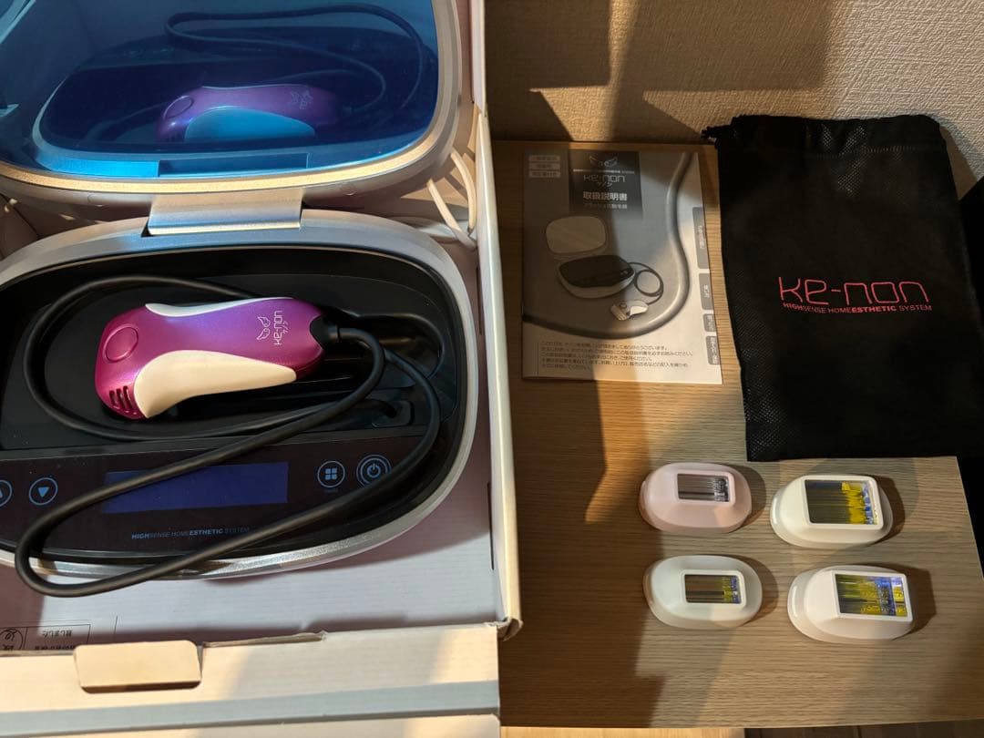 ケノンVer.7.1残98.99%以上】脱毛器 ケノン Ke-non Ver7.1 パール