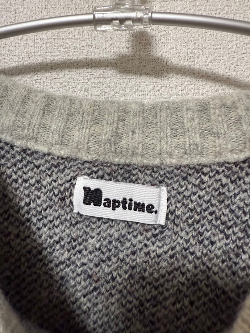 の*様 naptimeニットプルオーバーGRAY nissy L