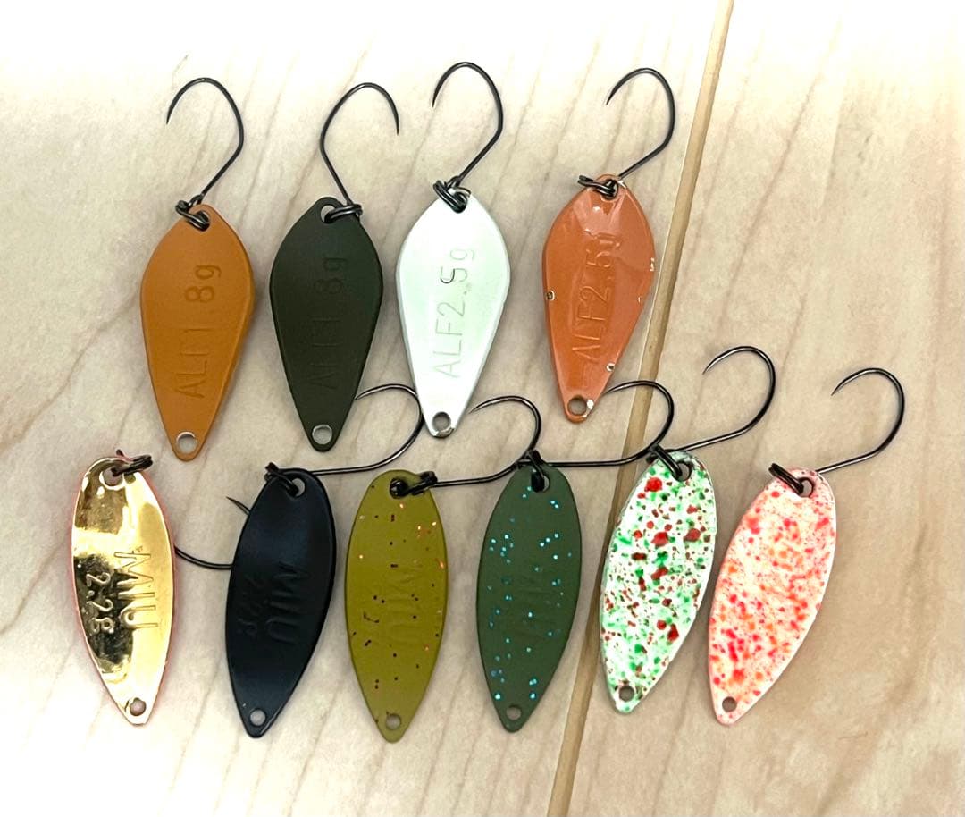 エリアトラウト　スプーンセット　ケース&オマケ付き