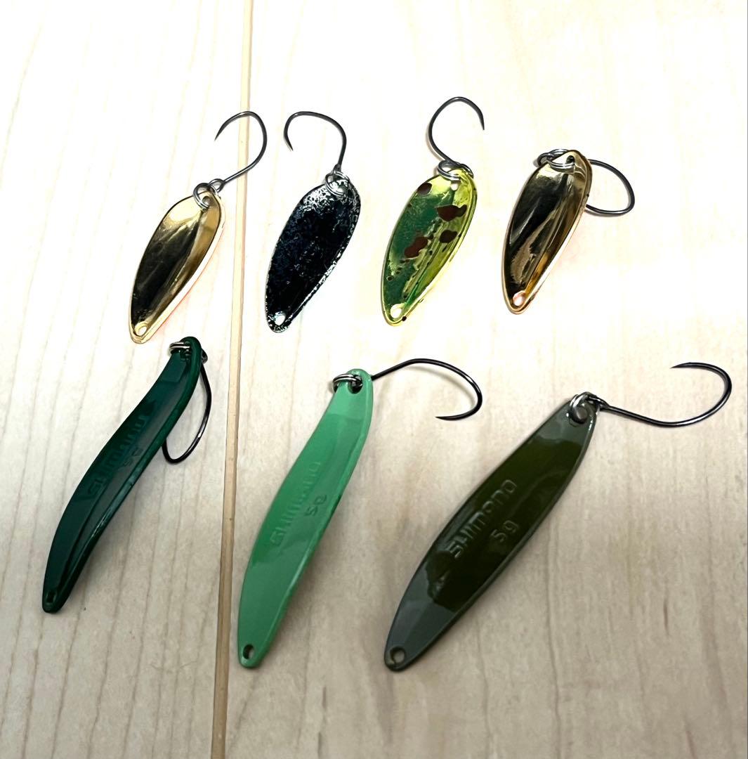 エリアトラウト　スプーンセット　ケース&オマケ付き