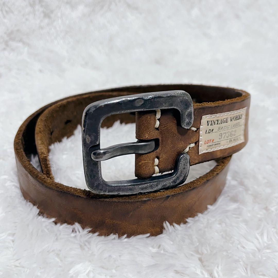 Vintage Works レザーベルト DH5536 29/74 日本製 - メルカリ
