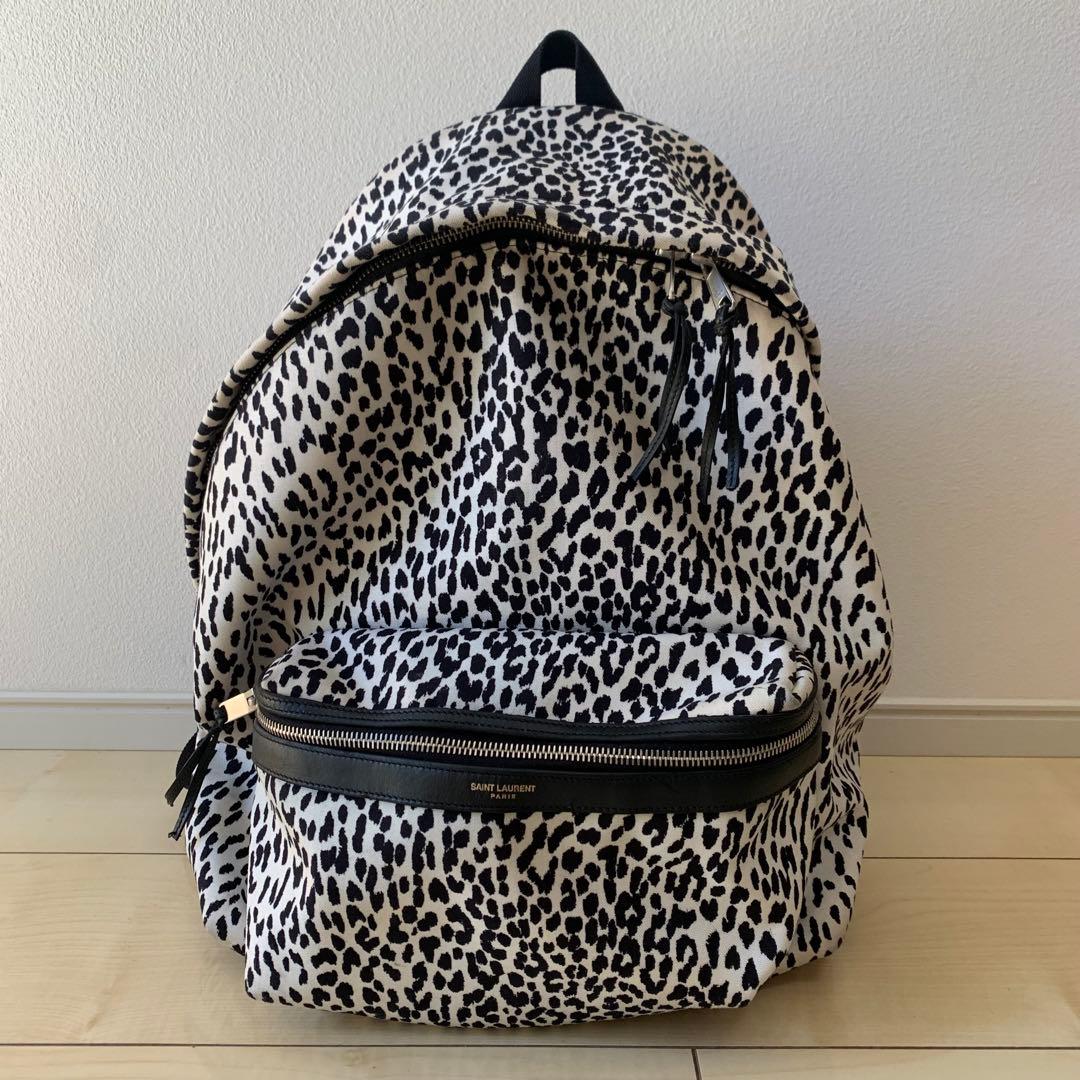 SAINT LAURENT ベイビーキャット柄バックパック
