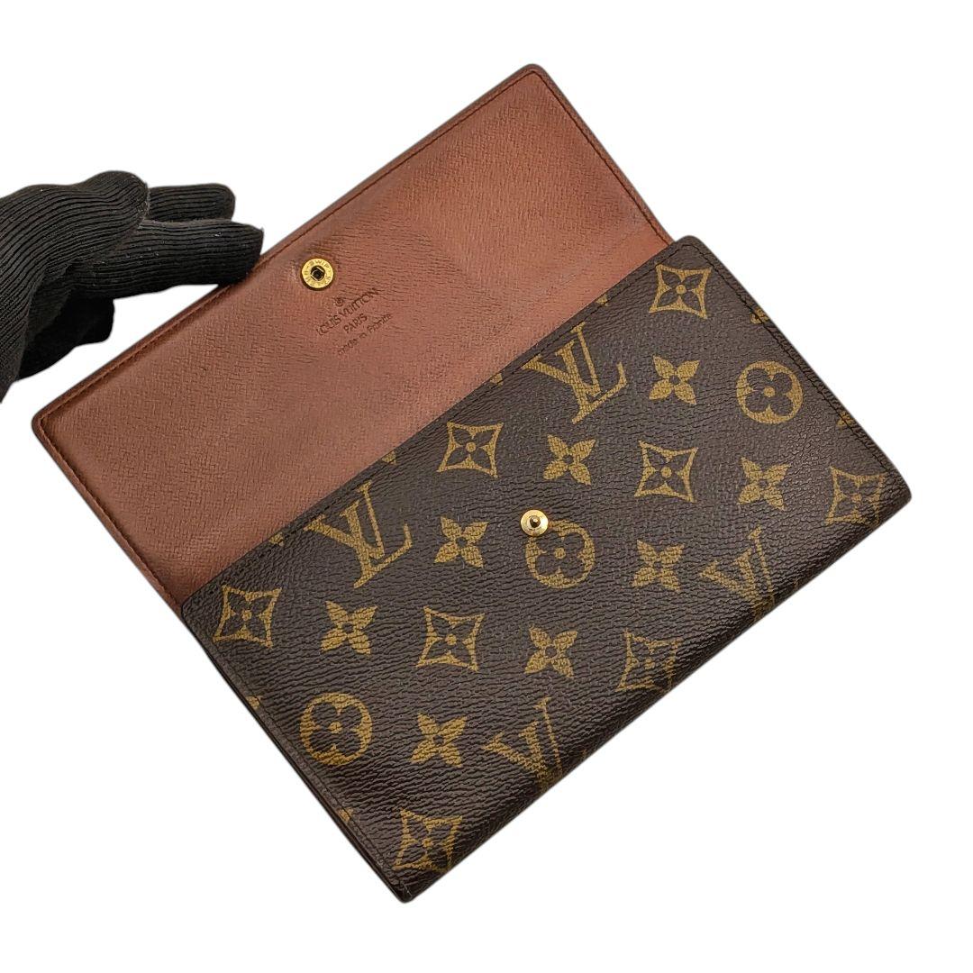 外観美 ルイヴィトン モノグラム ポルトトレゾール インターナショナル 960