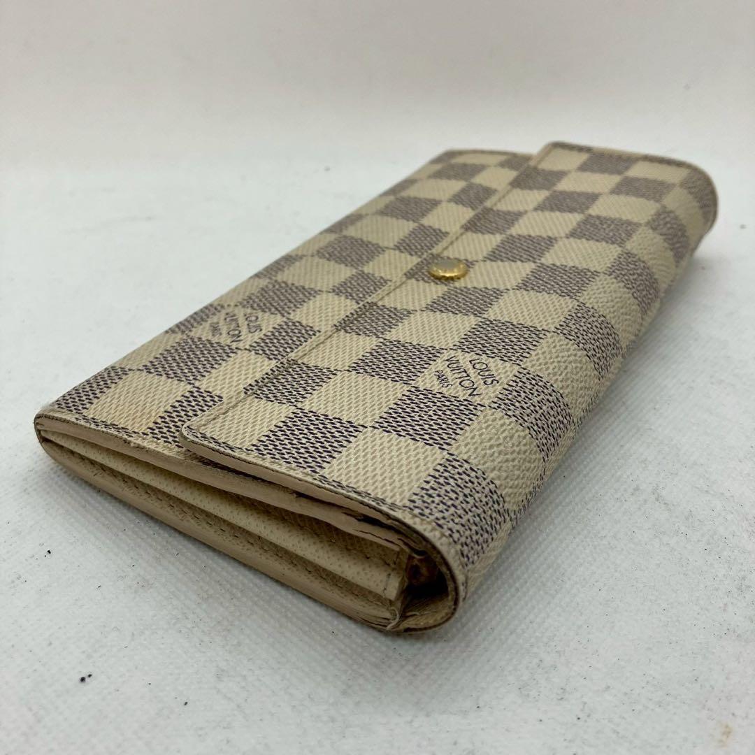 【sk/10.30/20】ルイヴィトンN61735 ポルトフォイユサラ アズール