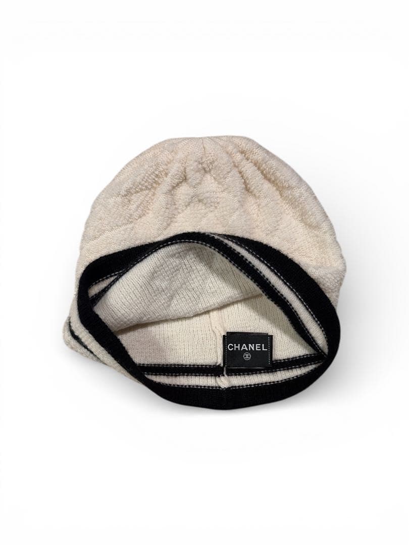 CHANEL キルティング ニット帽 国内正規品 銀座店購入