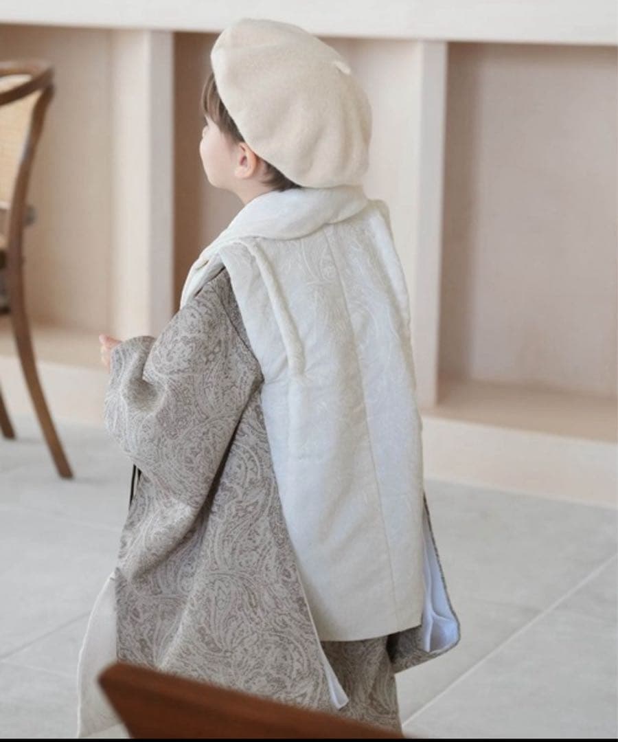 utatane 七五三　3歳男の子　被布着物セット