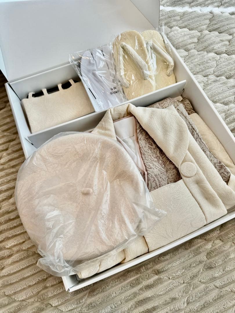 utatane 七五三　3歳男の子　被布着物セット