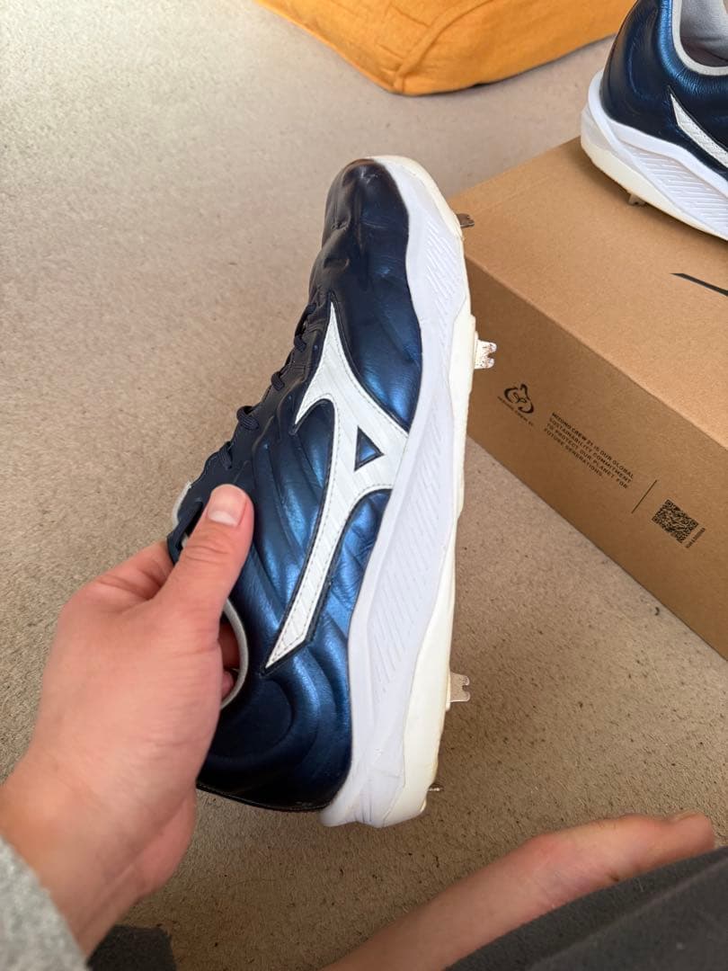 Mizuno ミズノ クッションレボプロ 27.0cm ネイビー