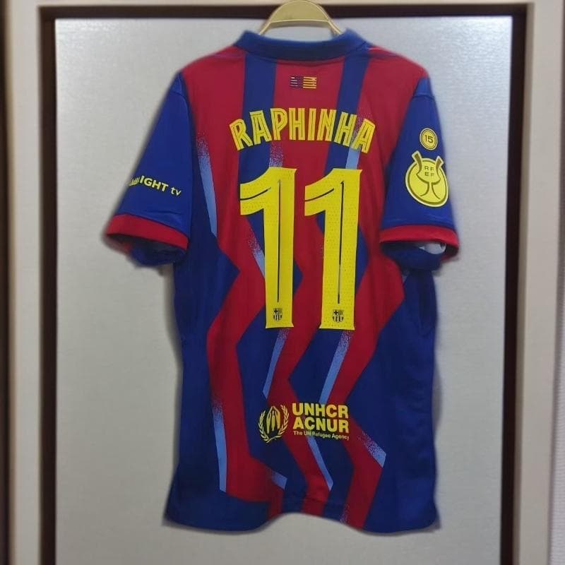 2026 SUPRERCOPA バルセロナ Raphinha 11番 半袖シャツ - メルカリ