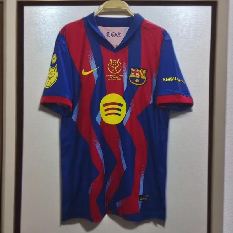 2026 SUPRERCOPA バルセロナ Raphinha 11番 半袖シャツ - メルカリ