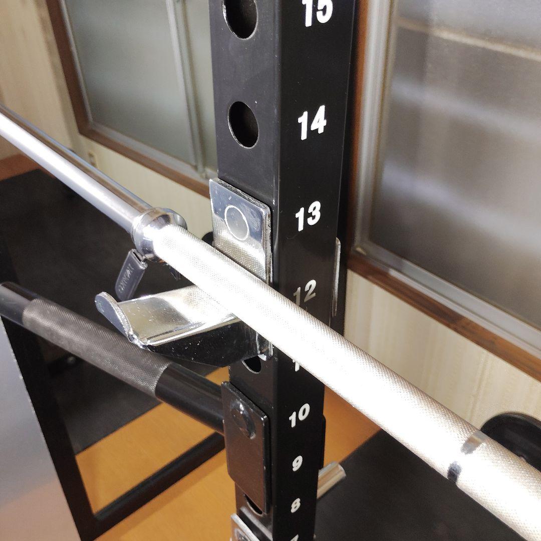 POWERTEC パワーラック ＋ バーベルバー ＋ 全身ミラー ＋ マット