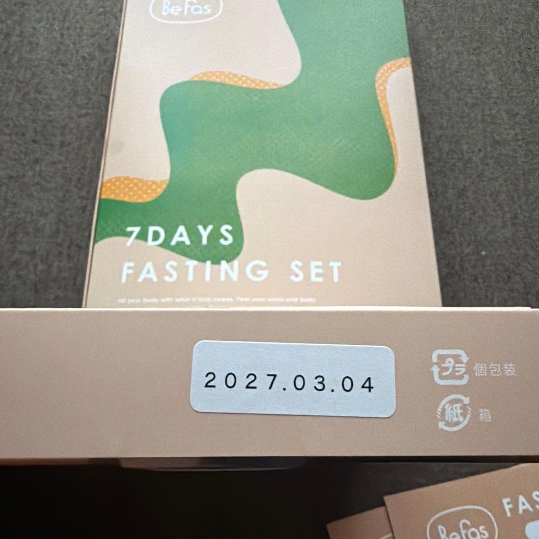 Befas 7Days Fasting Set 3箱 + ボトル
