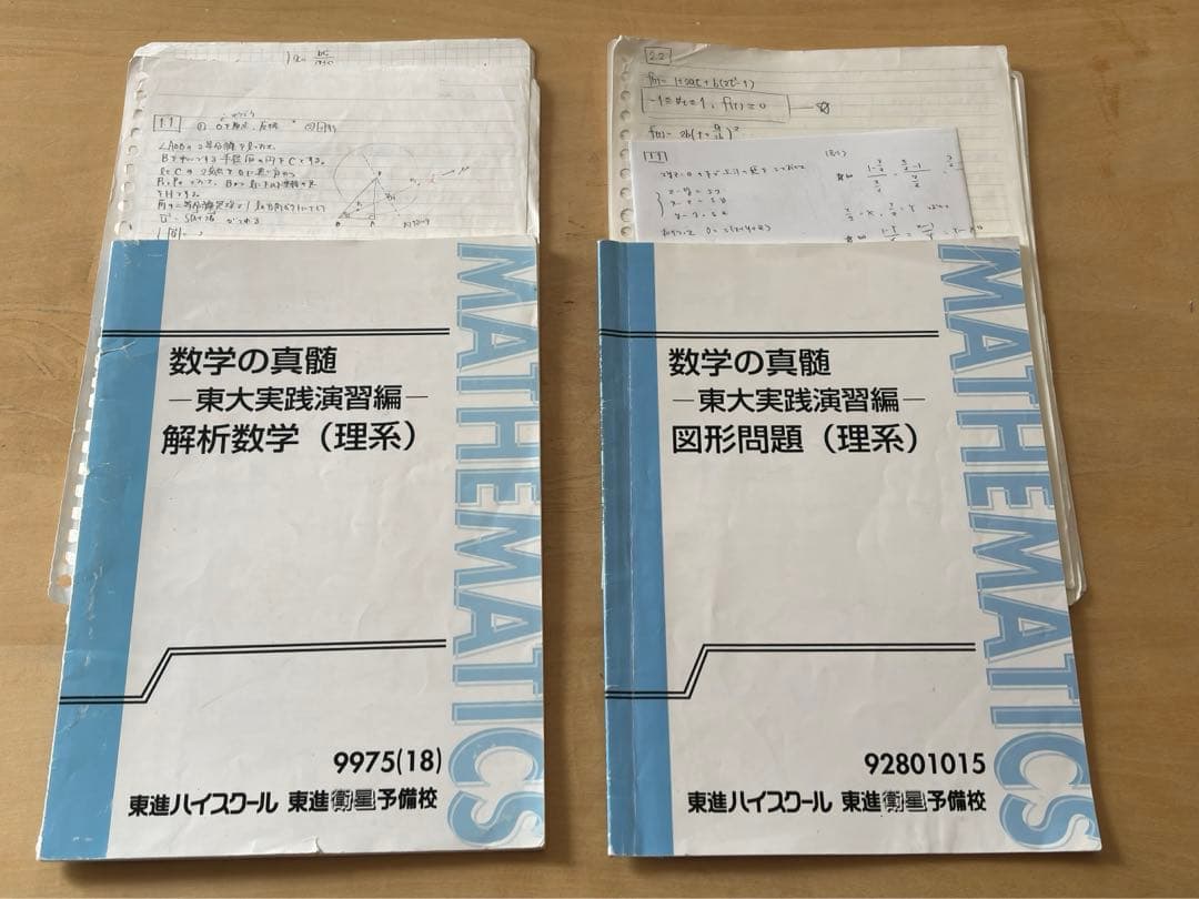 東進 数学の真髄 東大実践演習編解析数学(理系)、図形問題(理系