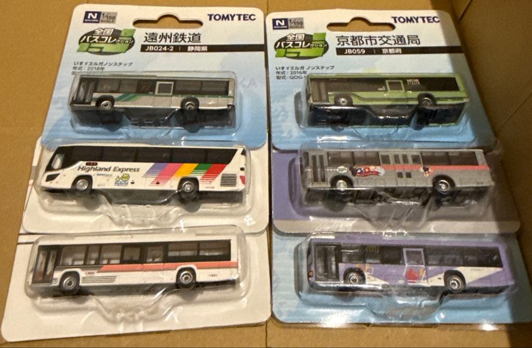 新品 最低価格スタート〜TOMYTEC バスコレクション Nゲージ 6台お