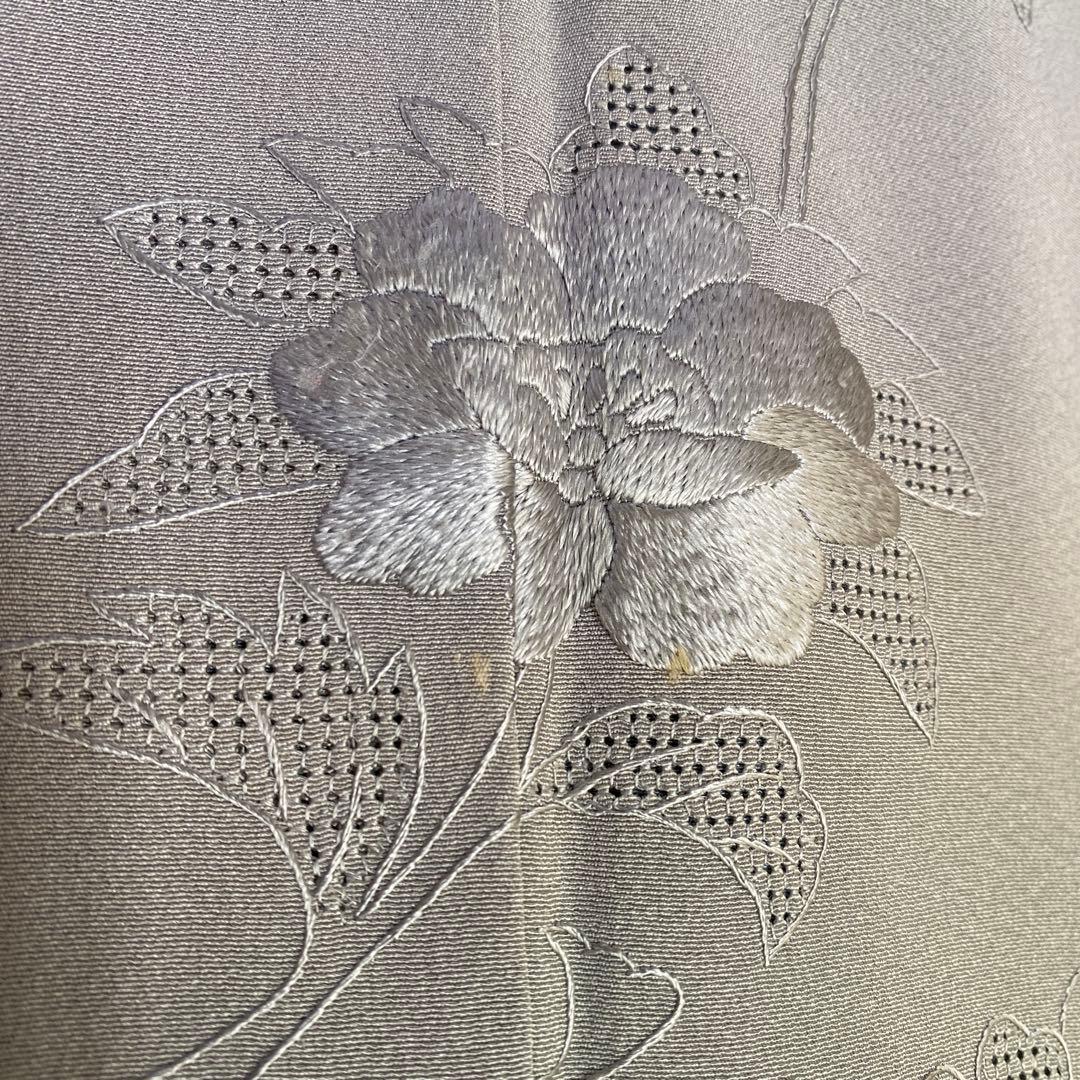 付け下げ　着物　トールサイズ　刺繍