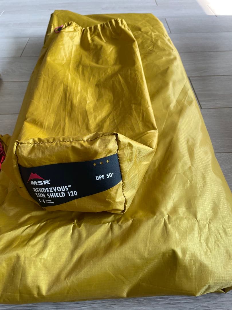 MSRエリクサー2とランデブー120タープセット アジャスタブルポール8ft