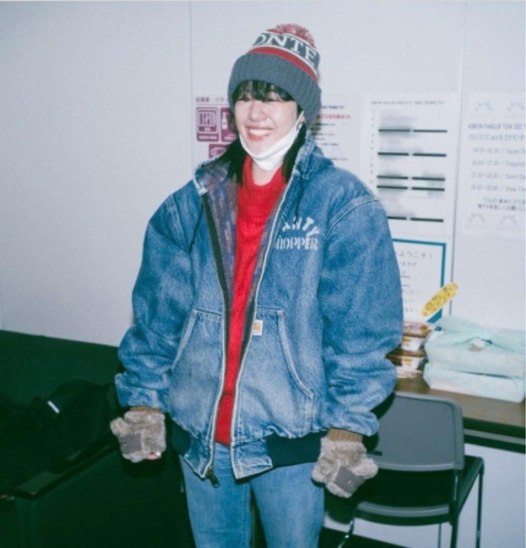 あいみょん着 80s USA製 カーハート デニム アクティブ ジャケット XL