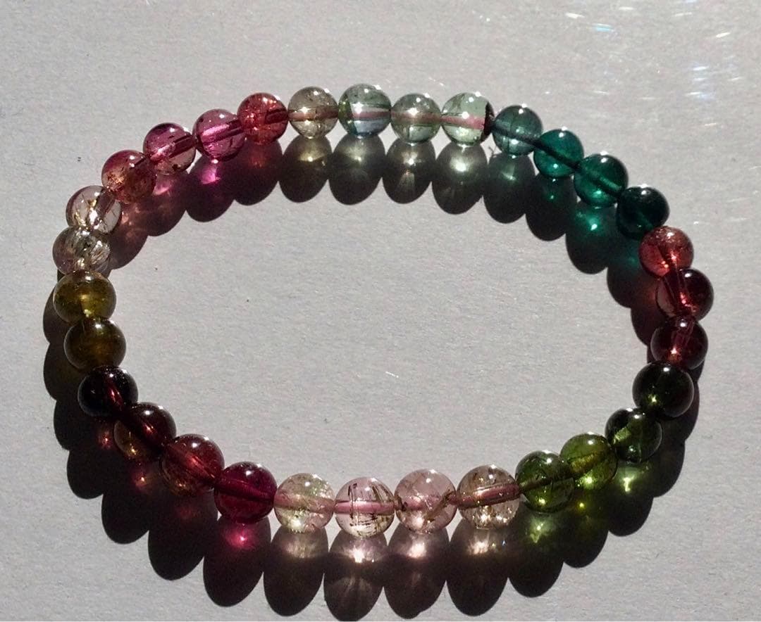 【プレミアム品質】◆希少カラー 高透明&高発色 トルマリン 6mm「賢者の色」