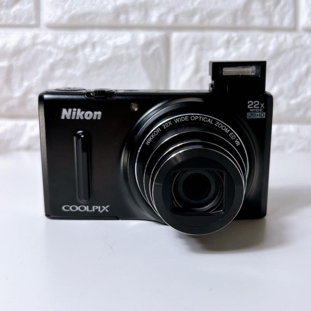 ニコン クールピクス Nikon S9600 コンパクトデジタルカメラ ブラック