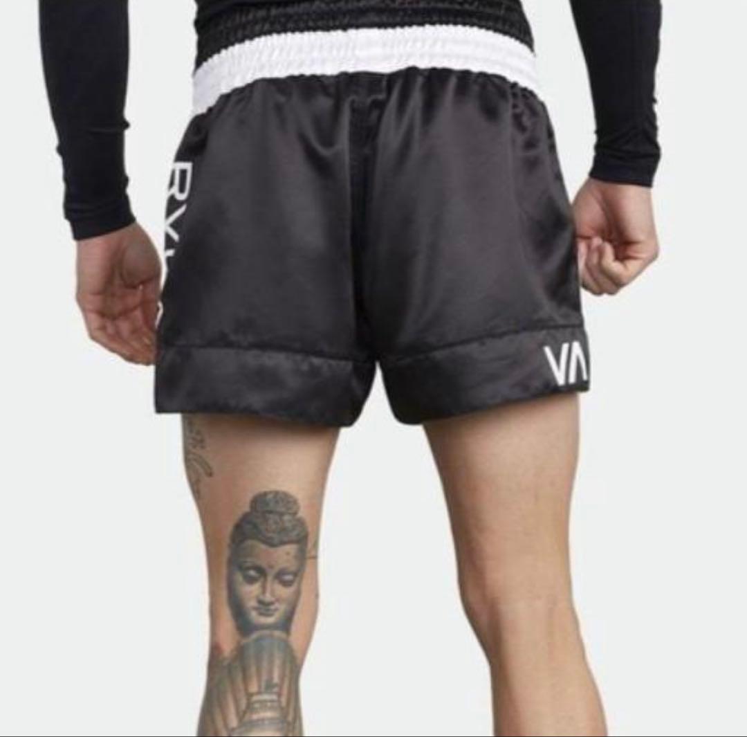 新品 RVCA SPORTルーカ スポーツ ショーツ L 黒x白(格闘技） - メルカリ