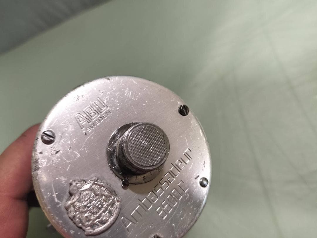 ★訳　アブガルシア　アンバサダー 5500C　ビンテージ　リール シルバー