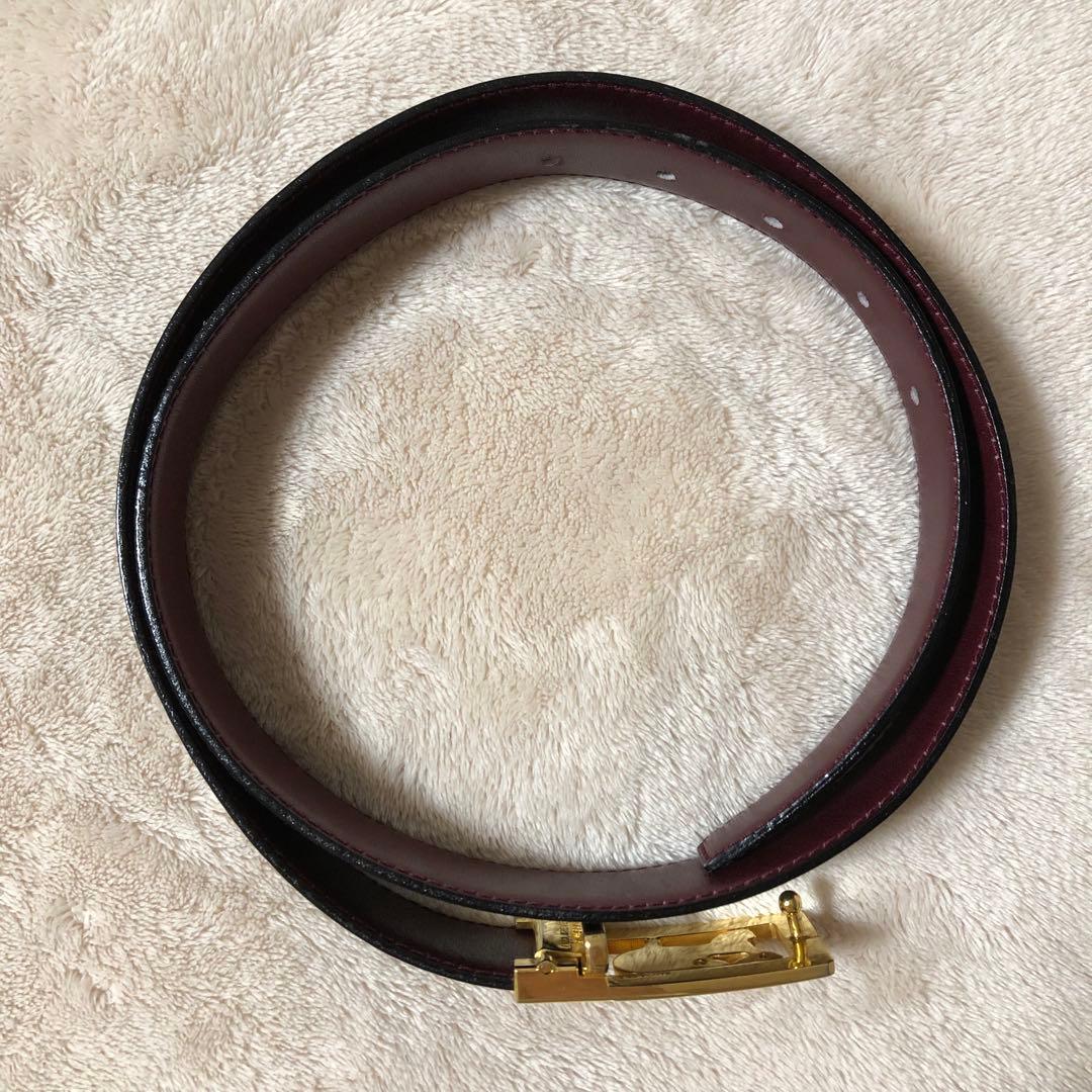 たんぽぽ　未使用に近い極美品♡ セリーヌ　ベルト　馬車　ゴールド　黒