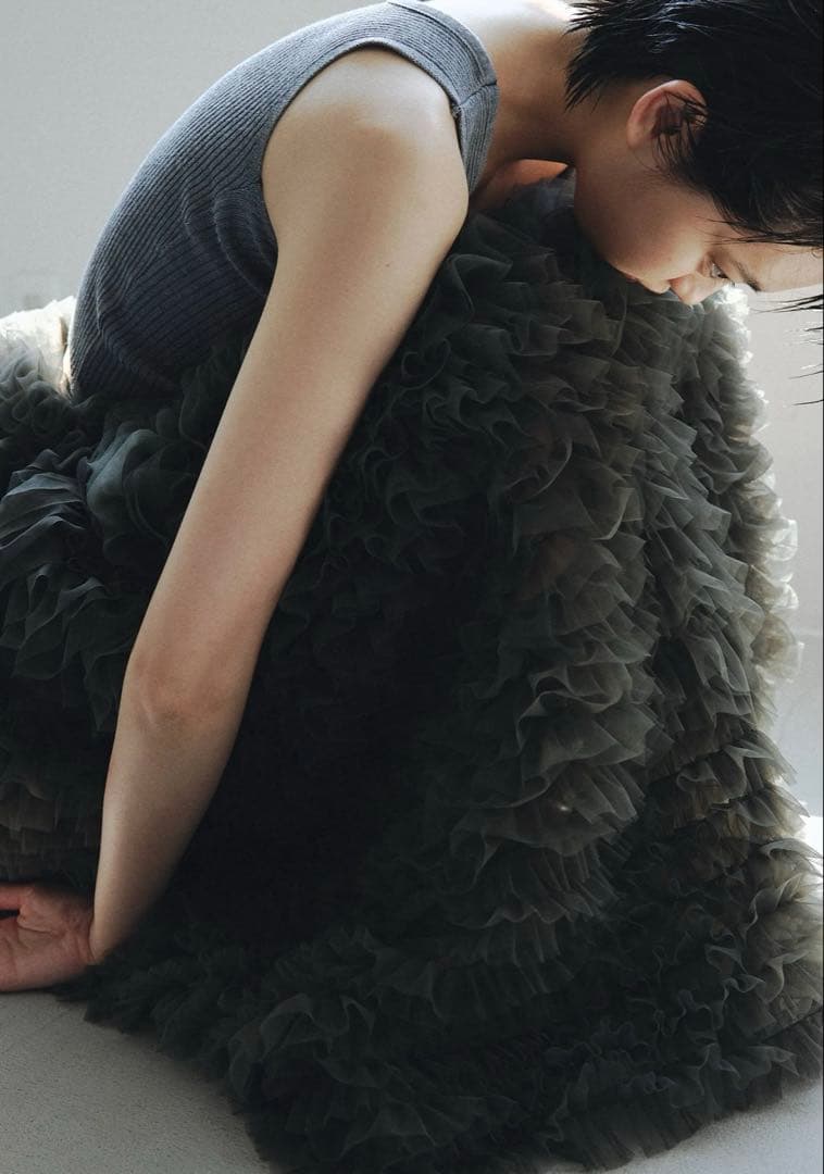 bibiy定番チュールスカート☆オンライン購入正規品☆thetoesacai