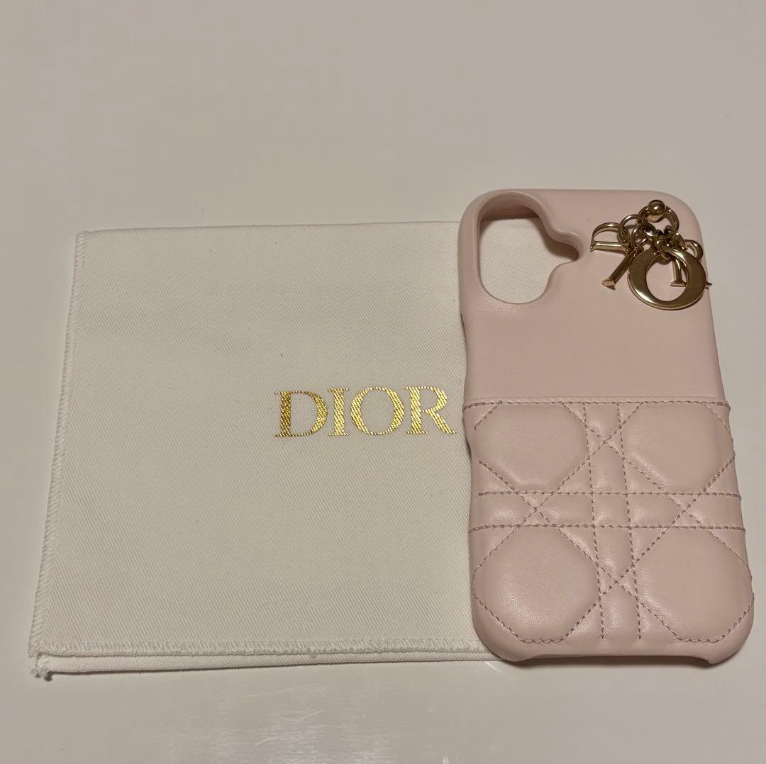 DIOR ピンク キルティングiPhoneケース