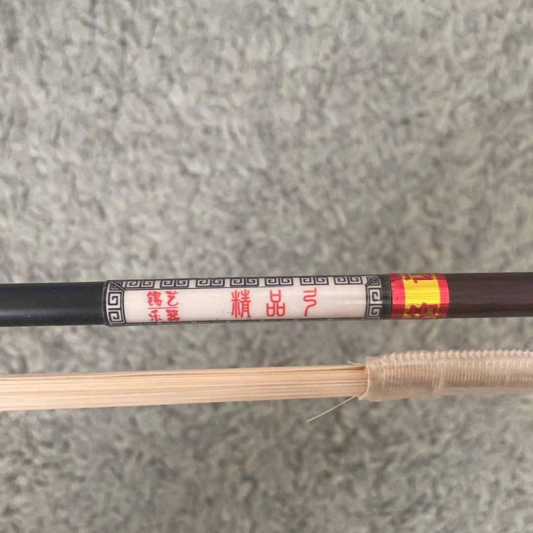 二胡 ほぼ未使用 ケース有り　黒壇　蘇州製　六角形