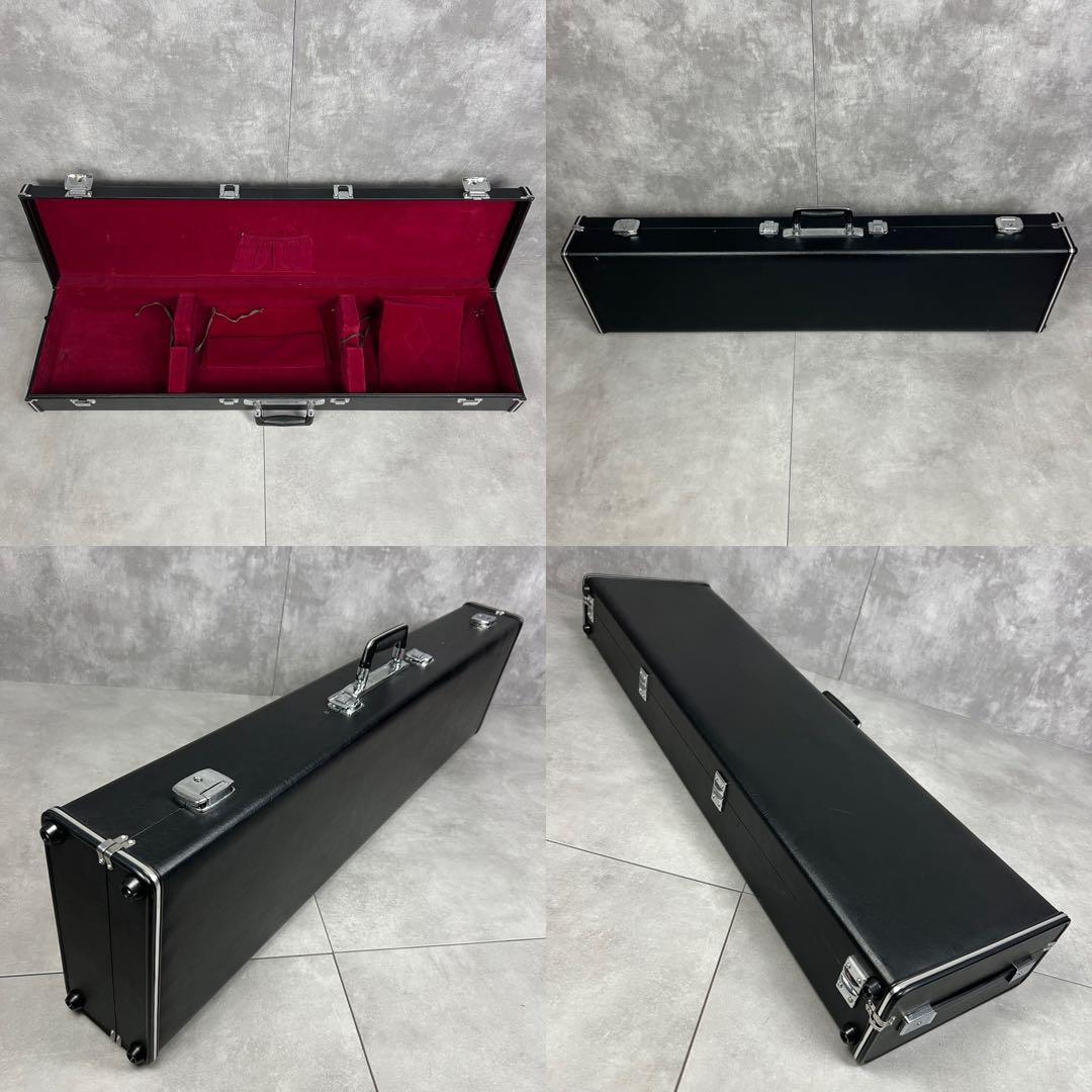 美杢目　細棹長唄三味線　レザーハードケース　一寸詰め　撥　駒　天然素材　調子笛