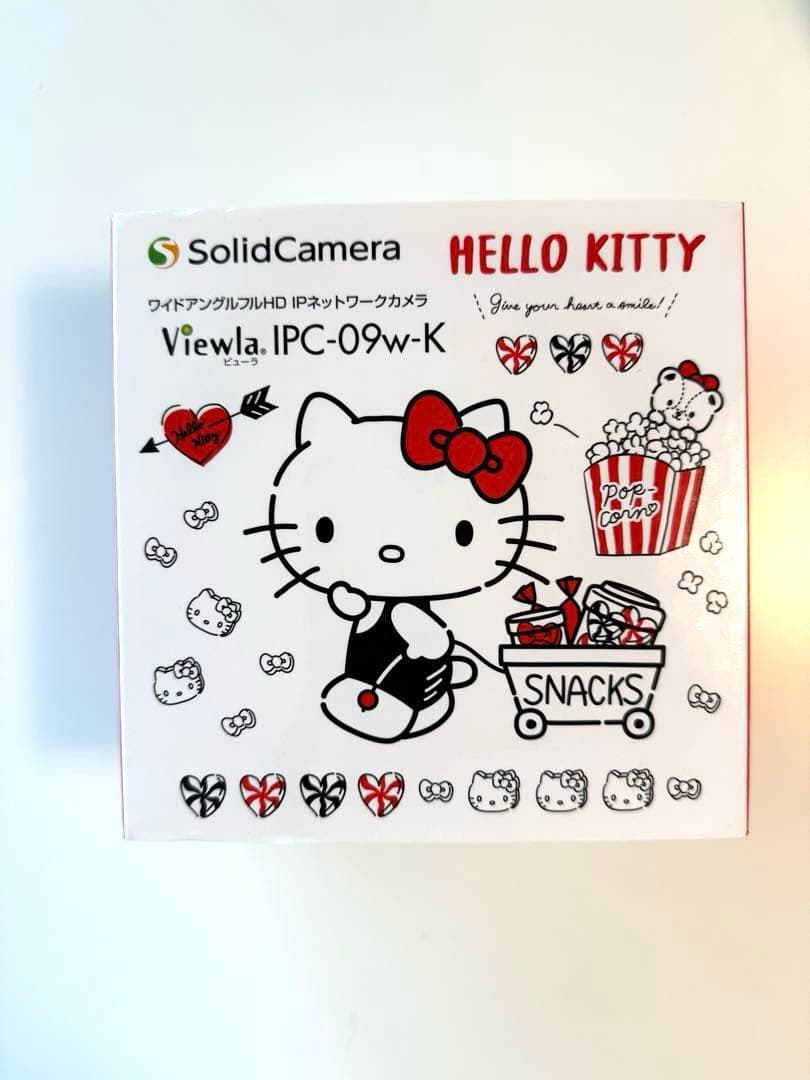 新品】ソリッドカメラ ハローキティ防犯カメラ Viewla IPC-09w-K