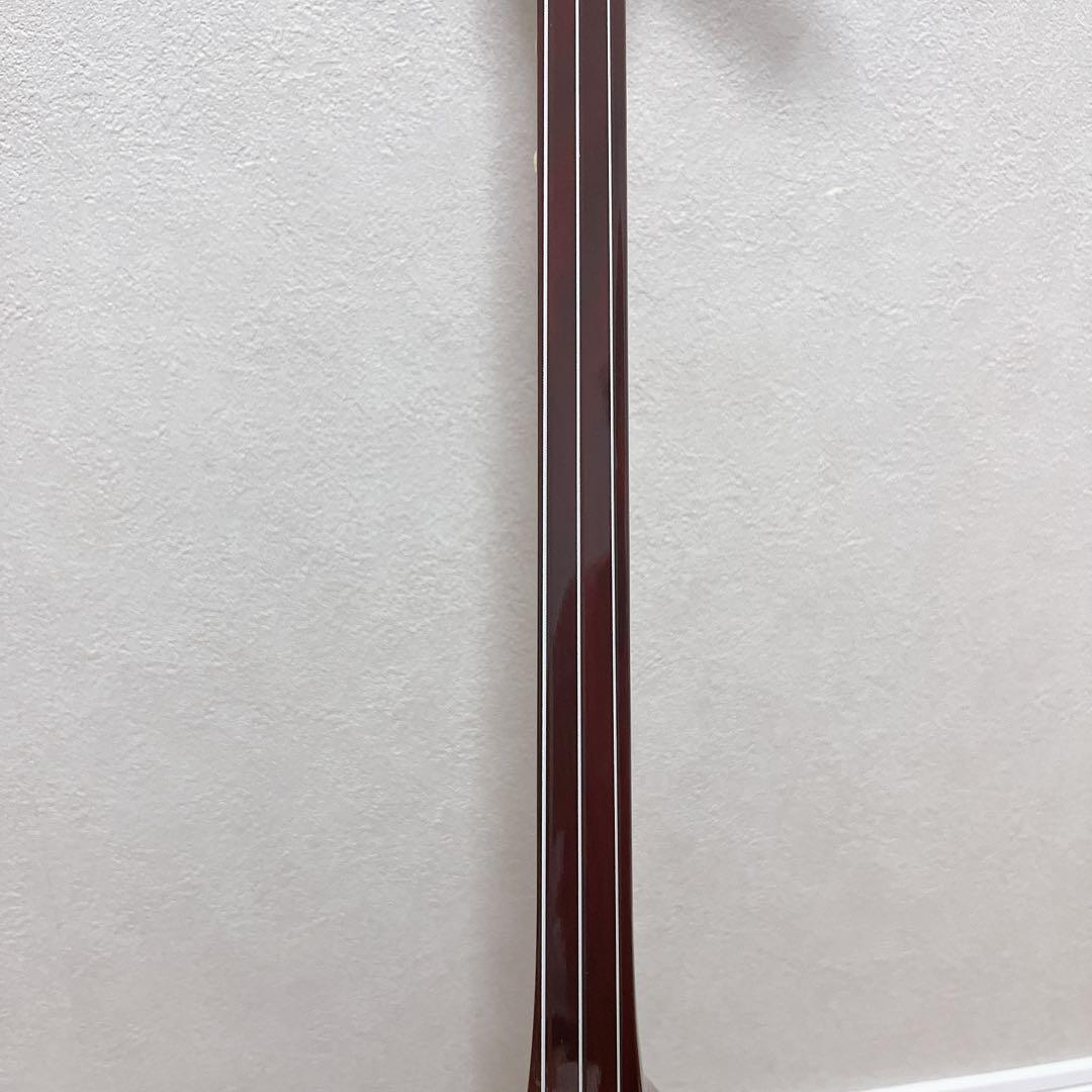 沖縄三線 蛇皮製 3弦 ケース付　強化張り　高級