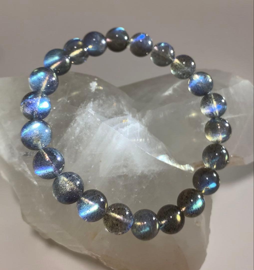 ミラクルを引き寄せるパワー❣️❣️ 超ハイグレード　ラブラドライト　ブレスレット