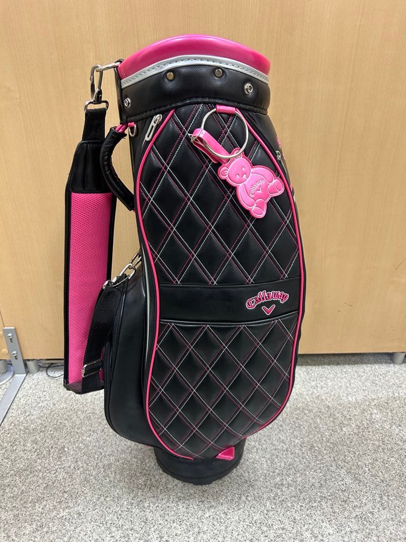 Callaway ゴルフバッグ・キャディバッグ 黒/ピンク