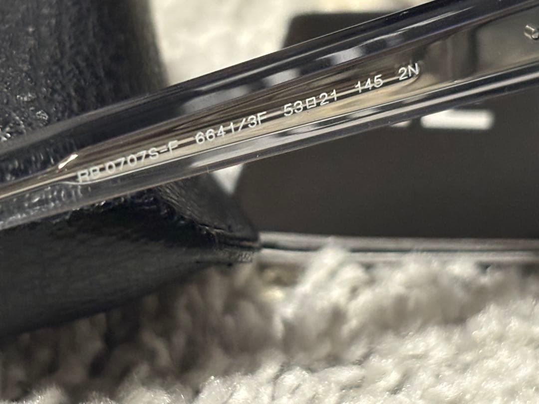 レイバン サングラス　RB0707SF グレークリアフレーム和真購入