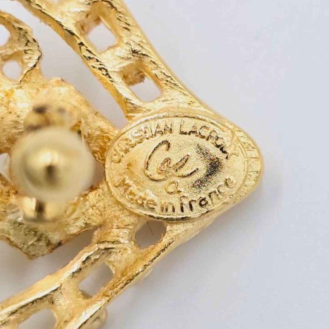 ☆Christian Lacroix☆ カフリンクス カフス ハート ゴールドの通販