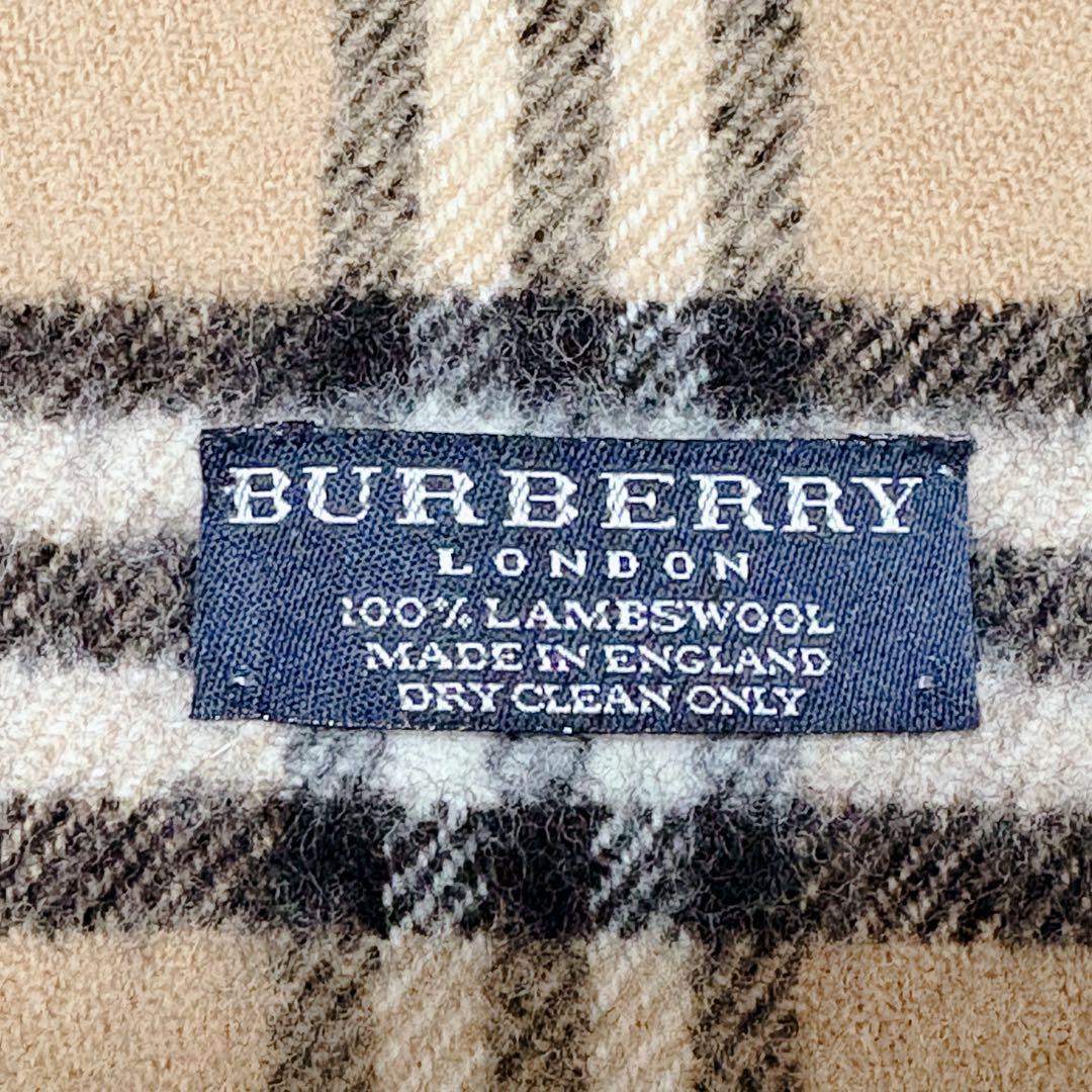 BURBERRY LONDON バーバリー マフラー ラムウール ノバチェック