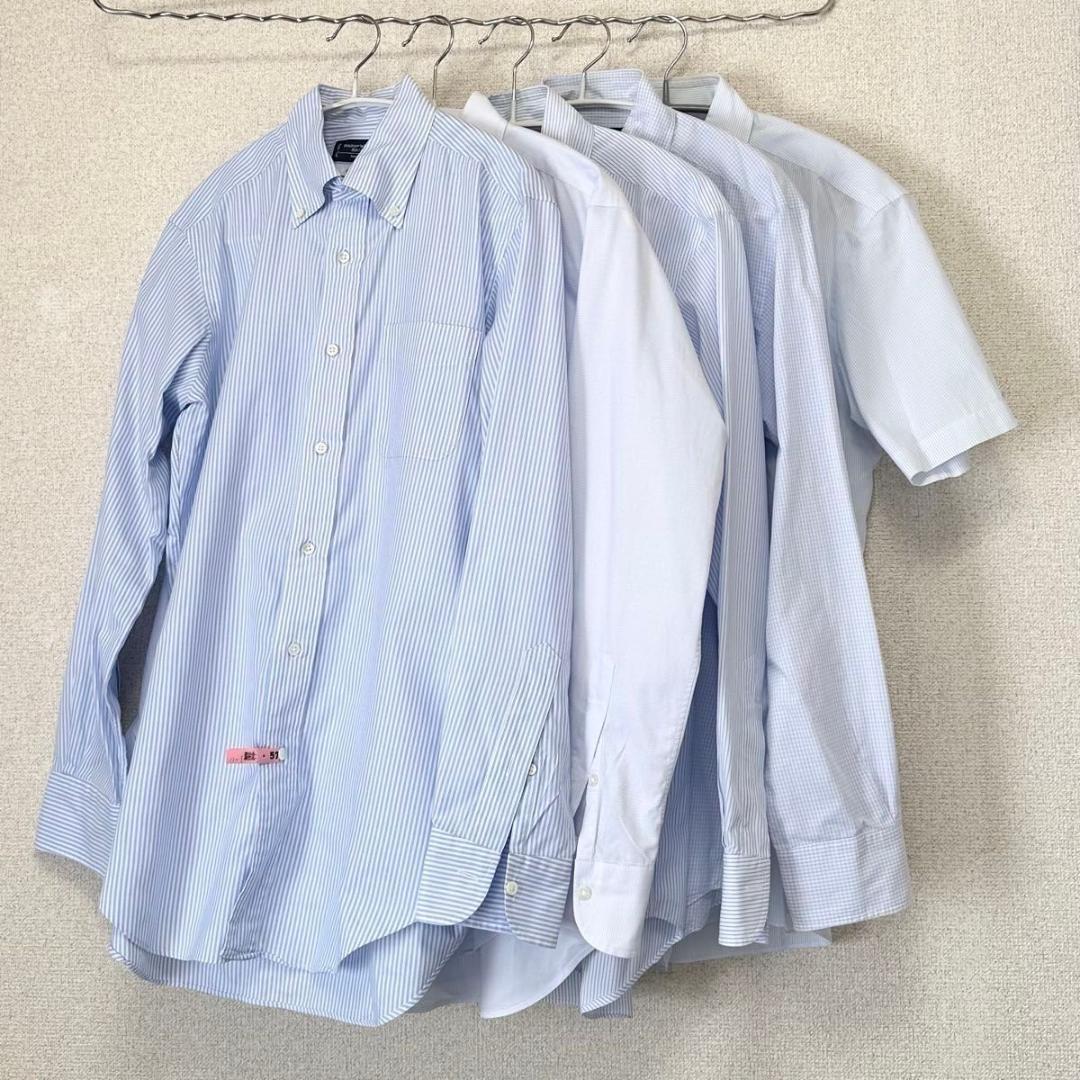 メーカーズシャツ鎌倉 鎌倉シャツ 39-83 5枚まとめ売りセット ブルー系