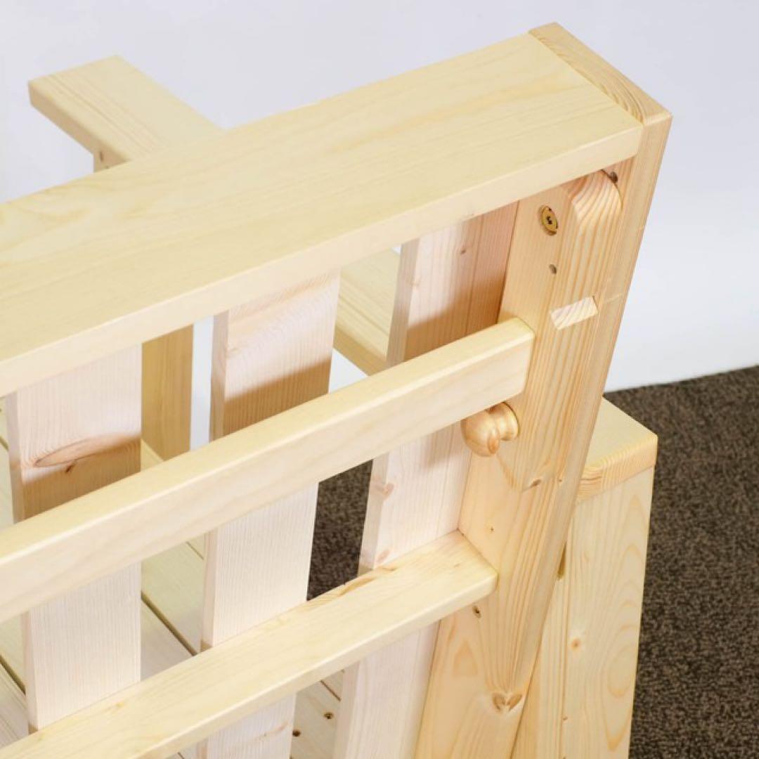 F 新品 北欧パイン ソファベッド フレーム 伸長 セミダブル すのこベッド