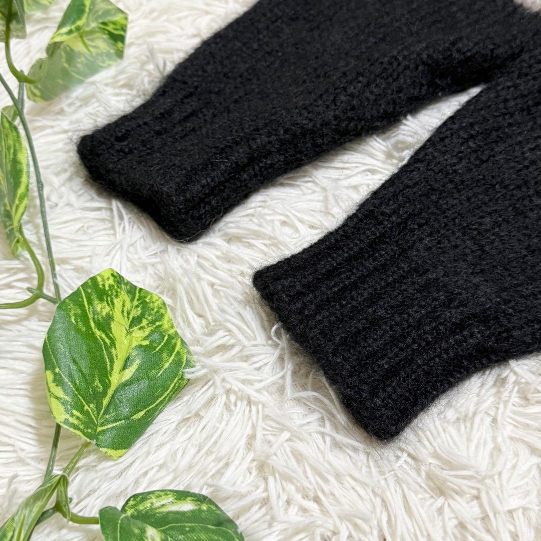 極美品 バトナー ニット モヘヤ混 アルパカ混 ノルディック柄 ウール