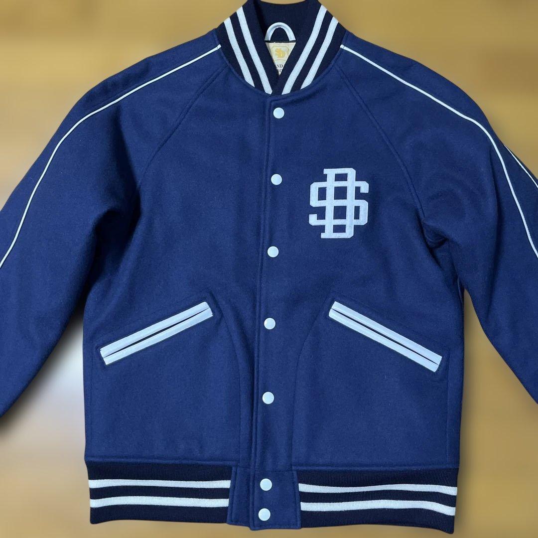 ほぼ未使用　極美品　スタンダードカリフォルニア　スタジャン L ウールジャケット