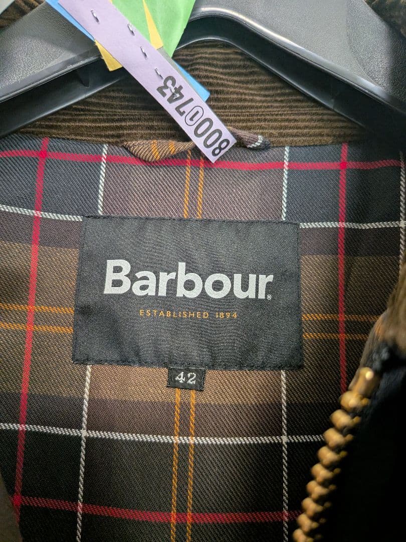 Barbourコーデュラデニム トランスポートジャケット